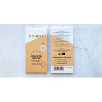 Honest Chocolate 54% Dark Mylk With Cracked Coffee Beans